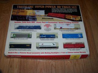 Walther Lifelike Ho Scale Race And Train Set Intersection Joining On