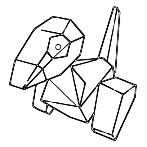 Porygon Coloring Page Print Ideashortcut