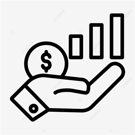 Investing Line Icon Vector Investing Icon Business Finance Png And