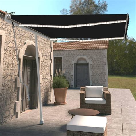 Maison Exclusive Tenda Automatica Con Sensore Vento E LED 300x250 Cm