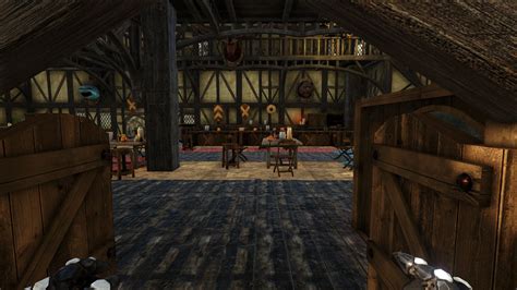 Ark Medieval Castle Base Tavern Design Interior Ark Survival