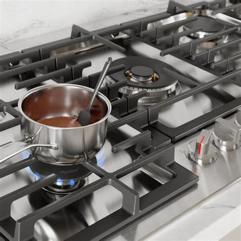 Bosch 800 Series 36 In 5 Burners Stainless Steel Gas Cooktop At