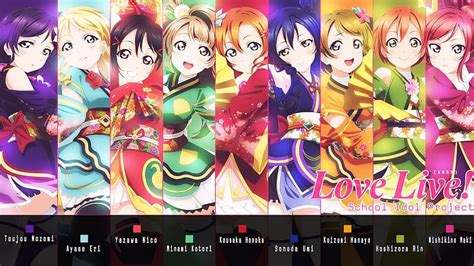 Love Live Eri Ayase Hanayo Koizumi Honoka Kousaka Kotori Minami