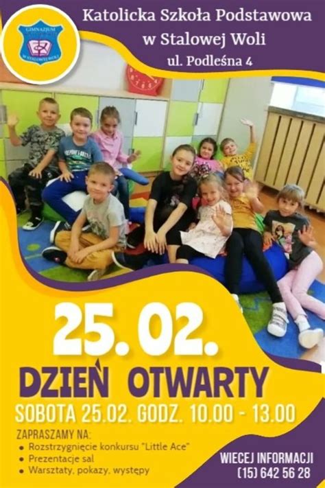 Bóg w Stalowej Dzień otwarty Katolickiej Szkoły Podstawowej Nadchodzące