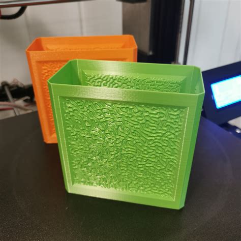 Poubelle De Bureau Ou Porte Crayon Imprimé En 3d • Fabriqué Avec Une