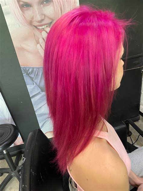 Pin By Harvest On Updo Magenta Hair Bright Pink Hair Hot Pink Hair