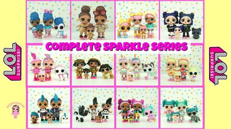 Lol Surprise Sparkle Series Complete Set Full Collection With Weight Hacks Glitter Confetti Pop