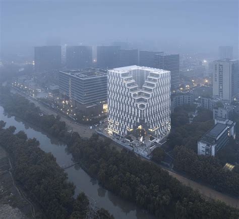 Gallery Of Hangzhou Deep Blue Office Building Gla Design 7