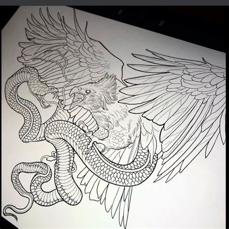 Eagle Vs Snake Irezumi | Snake tattoo design, Eagle tattoos, Aztec ...