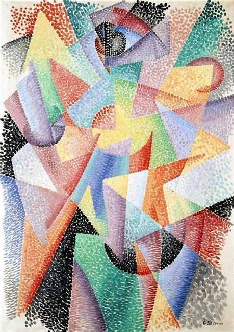 Gino Severini Dinamismo Delle Forme Luci Nello Spazio