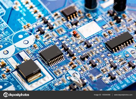 Computer Motherboard Closeup Stock Photo By Kar Photo Mail Ru