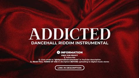 FREE Dancehall Riddim Instrumental ADDICTED YouTube