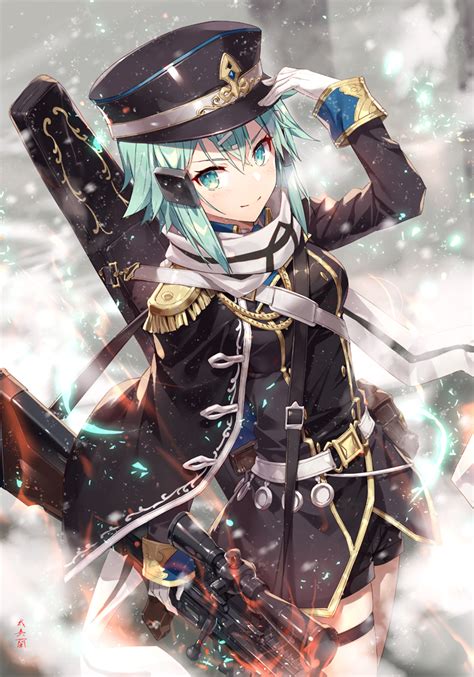 Sinon Sword Art Online Drawn By Gabiran Danbooru