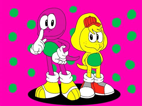 Barney And Bj Classic Sonic By Nashiothepenguin On Deviantart