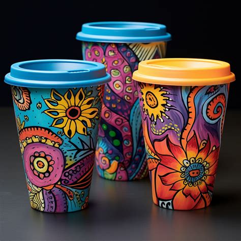 Paper Coffee Cup Doodle Design Art Free Stock Photo - Public Domain Pictures