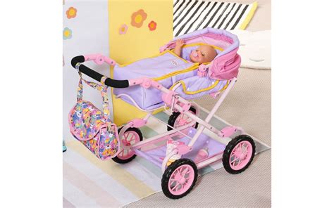 Коляска для кукол Baby Born Делюкс S2, складная с сумкой (828649 ...