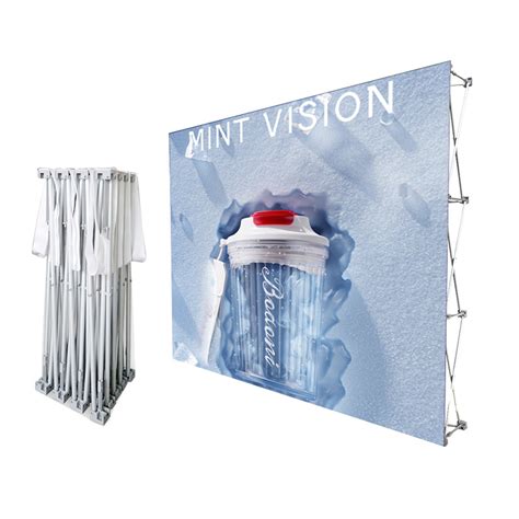 Custom Exhibition Tension Fabric Backdrop Display Wall Trade Show Pop