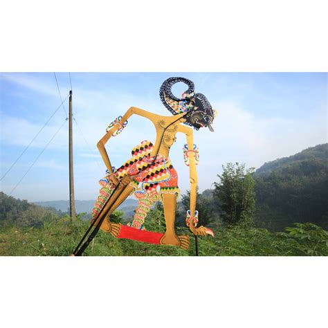 Jual WAYANG KULIT BIMA SUCI Wayang BAHAN SAPI 65 Cm By Pulau Merah