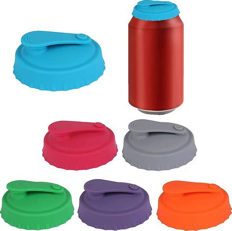 6pcs Beer Beverage Can Covers Soda Can Coverssoda Can Lids Can Covers