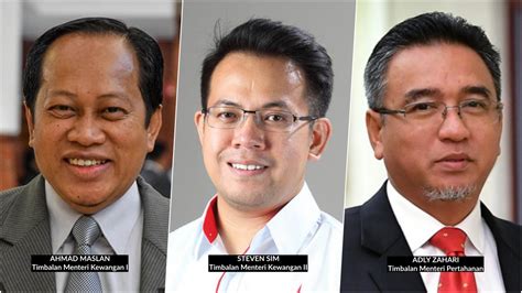 Ahmad Maslan Steven Sim Antara Dilantik Timbalan Menteri Edisi