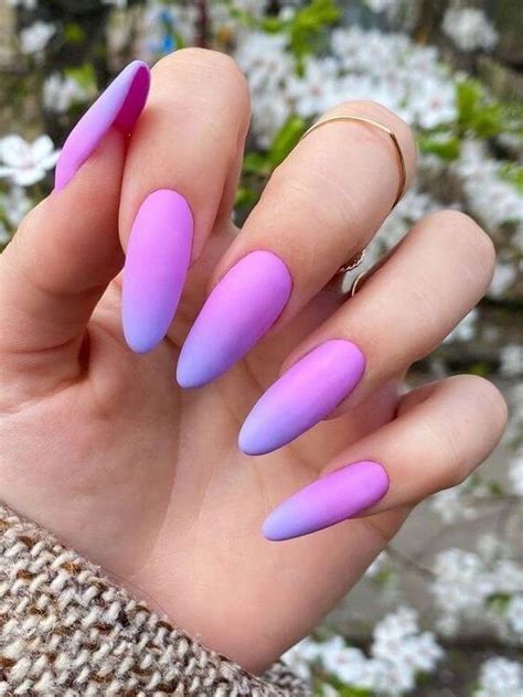 25 Trendy Purple Ombre Nail Art Designs Ideas For 2024