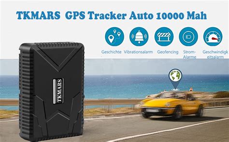 Tkmars Gps Tracker Auto Gps Tracker Ohne Abo Tage Standby Zeit