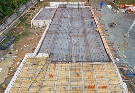 CONCRETE FLOOR SLAB - SECOND POUR | The New Zealand's First Passive House