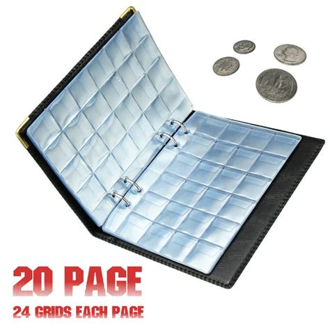 V.I.P. - 480 Pockets Coin Holder Collection Coin Storage Album Book for Collector Coin Holder ...