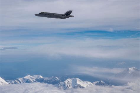 DVIDS Images 133rd ARS Refuels F 35s F 22s And F 16s For Red Flag