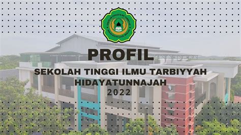 Profil Sekolah Tinggi Ilmu Tarbiyyah Stit Hidayatunnajah Terbaru