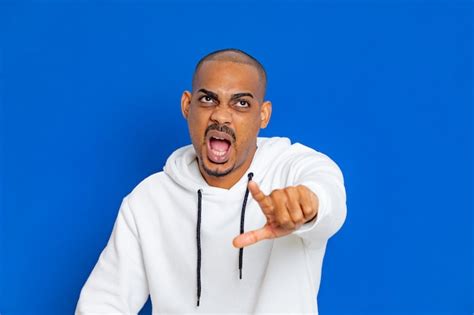 Premium Photo African Guy Wearing A White Sweatshirt