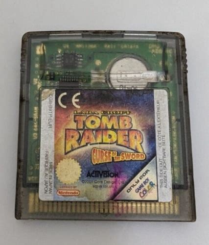 Tomb Raider Curse Of The Sword Gameboy Colour Cartridge Only Ebay