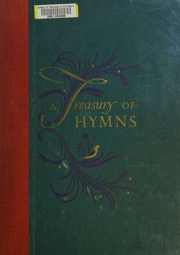 A Treasury Of Hymns The Best Loved Hymns Carols Anthem Childrens