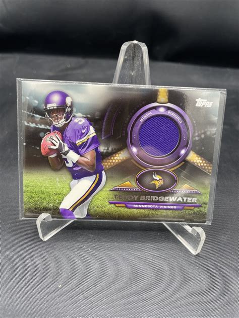 2014 TOPPS RELIC RC TR TB TEDDY BRIDGEWATER Vikings Rookie EBay