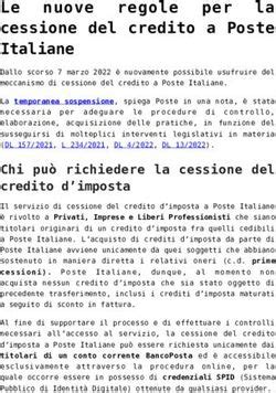 Le Nuove Regole Per La Cessione Del Credito A Poste Italiane