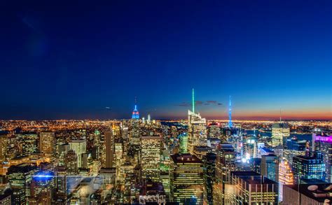 Fond d écran lumières le coucher du soleil Paysage urbain nuit