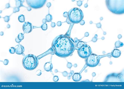 Abstrakcjonistyczny Wodnych Moleku Projekt Atomy Abstrakta Wodny T O