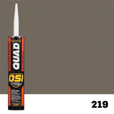 Osi Quad Quad 10 Oz Bronze Paintable Advanced Sealant Caulk In The