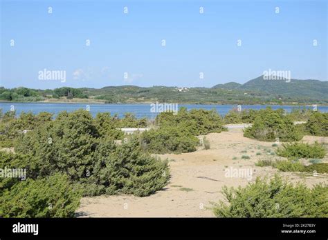 Lagune Limni Korission Auf Korfu Stock Photo Alamy