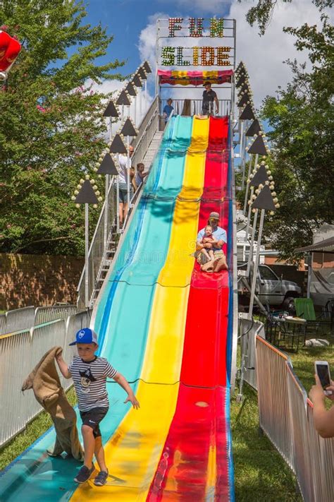 Carnival Ride At A Community Festival Editorial Image Image Of