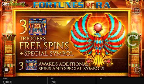 Fortunes Of Ra Blueprint Slot Free Demo Game Review