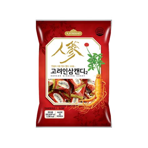 Kr Ilkwang Korean Ginseng Candy 10x280g Herman Kuijper