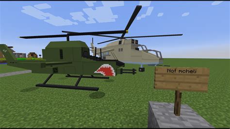 Minecraft Helicopter Battle Flans Mod YouTube