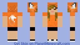 fox girl Minecraft Skin