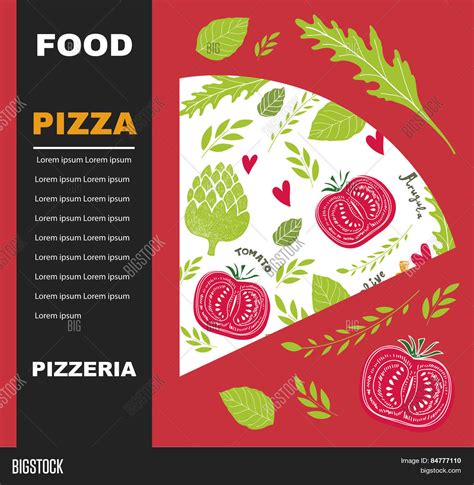 Pizza Design Menu Vector & Photo (Free Trial) | Bigstock