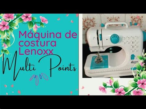 Máquina de Costura portátil Lenoxx Multi Points YouTube