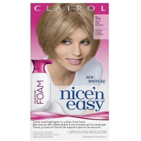 Nice N Easy Permanent Color Color Blend Foam Light Ash Blonde 9A 1 Ct Pack Of 3 Light