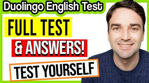 Duolingo English Test Full Test And Answers 1 Youtube