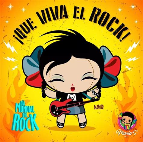 Día mundial del rock Dia mundial del rock Postales de feliz