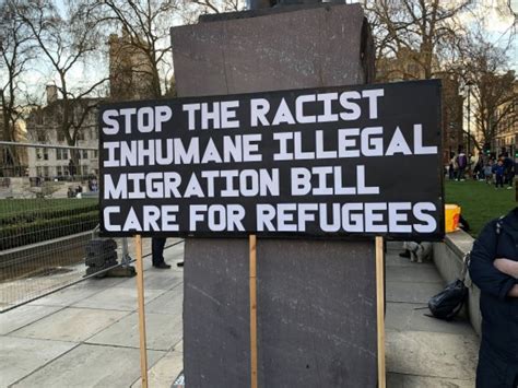 Hundreds protest government's 'cruel' illegal migration bill | UK News ...